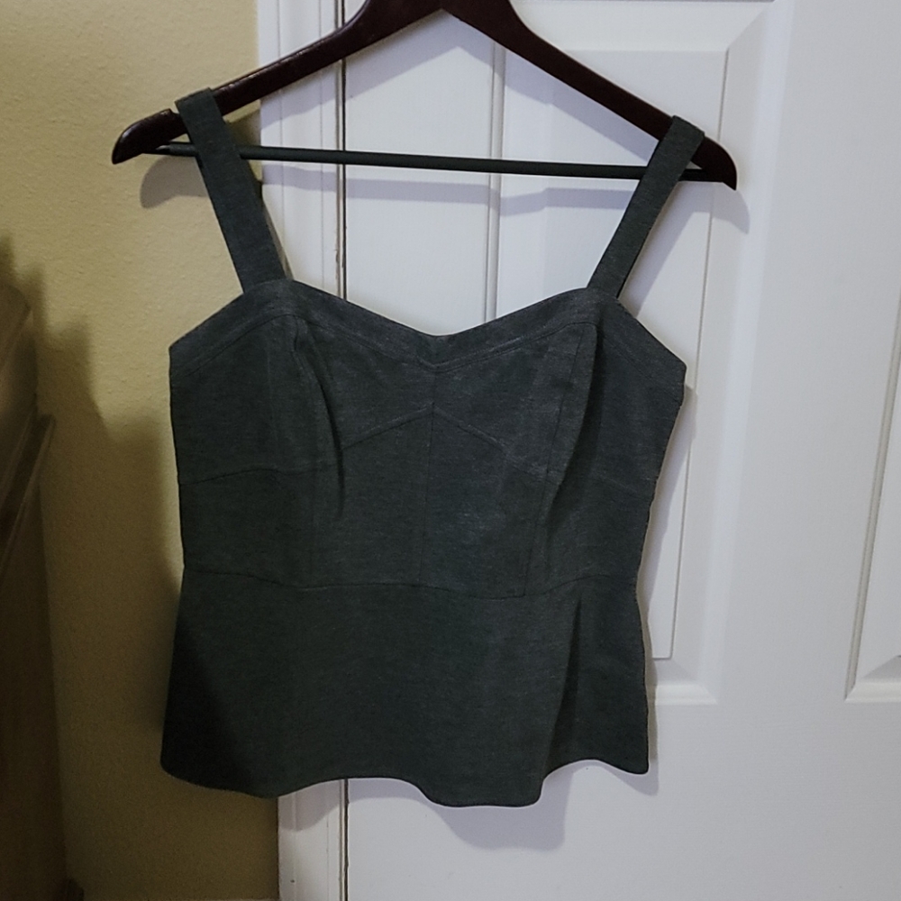 Cabi. Grey dressy tank